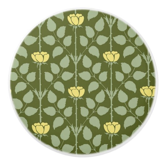 Briar Rose Keramik Knob Keramikknauf (Vorderseite)