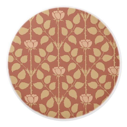 Briar Rose Keramik Knob Keramikknauf (Vorderseite)