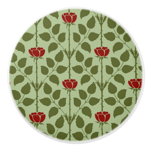 Briar Rose Keramik Knob Keramikknauf (Vorderseite)