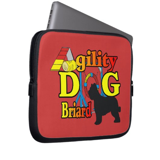 Briard Agility Laptopschutzhülle (Vorne Rechts)
