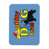Briard Agility Magnet (Vertikal)