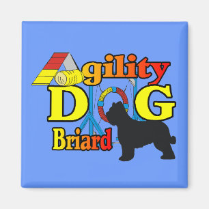 Briard Agility Shirts Geschenke Magnet