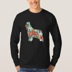 Briard Aloha Hawaiian Dog T-Shirt