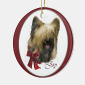 Briard Christmas Geschenke Ornament (Links)