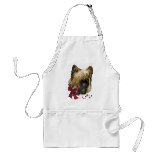 Briard Christmas Geschenke Schürze (Vorne)