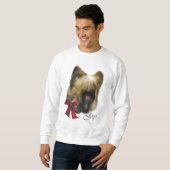 Briard Christmas Geschenke Sweatshirt (Vorne ganz)