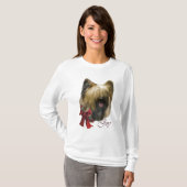 Briard Christmas Geschenke T-Shirt (Vorne ganz)