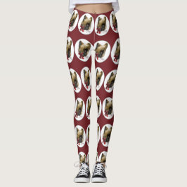 Briard Christmas Leggings