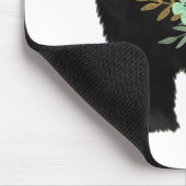 Briard Dog Breed Boho Silhouette Mousepad (Ecke)