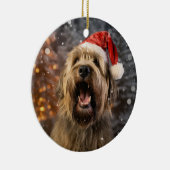 Briard Dog Christmas Keepake Ornament (Rechts)