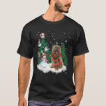 Briard Dog Christmas Snowman Xmas Tree Pajama T-Shirt<br><div class="desc">Briard Dog Christmas Snowman Xmas Tree Pajama</div>