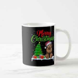 Briard Dog Christmas Tree Lights Funny Xmas Briard Kaffeetasse