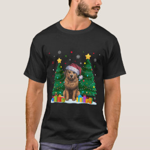 Briard Dog Lovers Weihnachtsmannmütze Ugly Christm T-Shirt