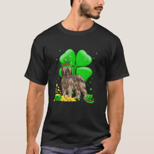 Briard Dog Lucky Charm St. Patrick's Day Party Out T-Shirt