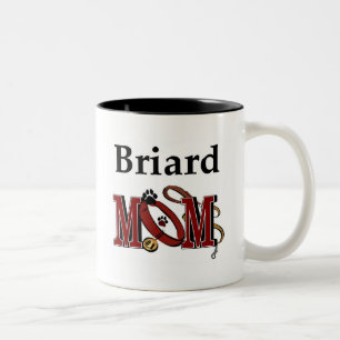 Briard Dog MAMA Zweifarbige Tasse