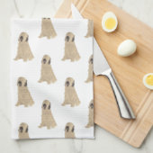 Briard Dog Pattern Geschirrtuch (Viertel Falte)