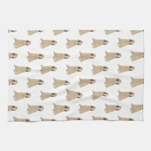 Briard Dog Pattern Geschirrtuch (Horizontal)