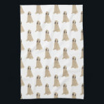 Briard Dog Pattern Geschirrtuch<br><div class="desc">Ich Liebe dieses süße Muster einer bräunlichen Aquarell-Illustration, weil es klassisch genug ist, als neutrale, aber Pop als eigenständiges Stück zu dienen! Es ist die perfekte Ergänzung zu jedem Familienzimmer, Kinderzimmer, Büro, oder sogar der Männerhöhle! Wirf dich bis zu deinem besten Freund. Weitere Arbeiten und Informationen zu dieser Künstlerin finden...</div>