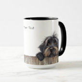 Briard Dog Tasse (VorderseiteRechts)