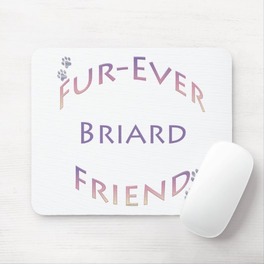 Briard Furever Mousepad (Mit Mouse)
