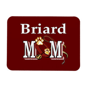 Briard Hund-MAMA Magnet