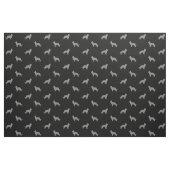 Briard Hunde Silhouetten Gemustert Stoff (Fat Quarter (45,7 x 55,9 cm))