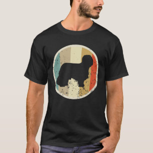 Briard-Hundefan im vintage-retro-Grunge-Stil T-Shirt