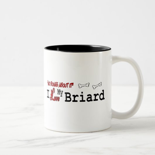 Briard (I Liebe) Tasse (Rechts)