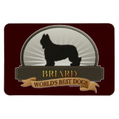 Briard Magnet (Horizontal)