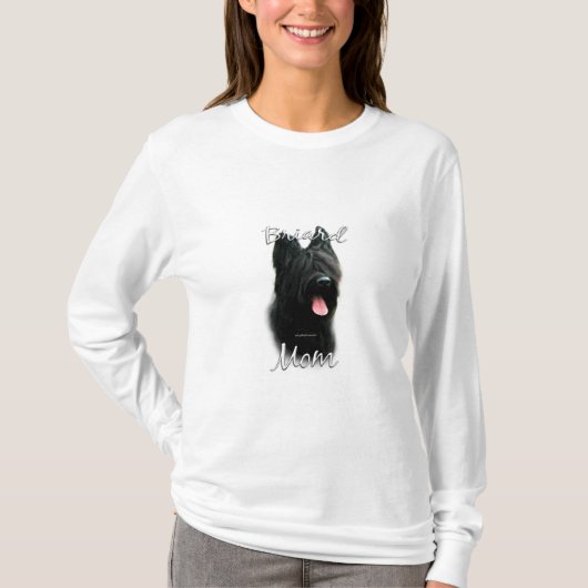Briard Mama 2 T-Shirt (Vorderseite)