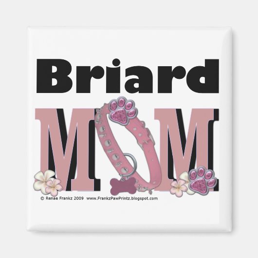 Briard MAMA Magnet (Vorne)