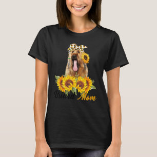 Briard Mama Sunflower Summer Dog Mama Mama Women T-Shirt