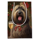 Briard New Year Mittlere Geschenktüte (Vorderseite)