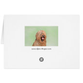 Briard Painting - Niedliche Hundekunst (Rückseite Horizontal)