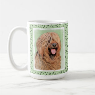 Briard Painting - Niedliche Original Dog Art Kaffeetasse