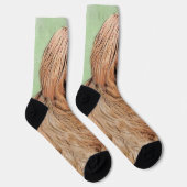 Briard Painting - Niedliche Original Dog Art Socken (Rechts)
