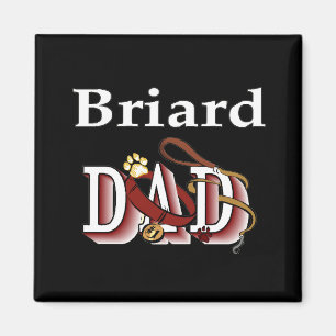Briard Papa Magnet