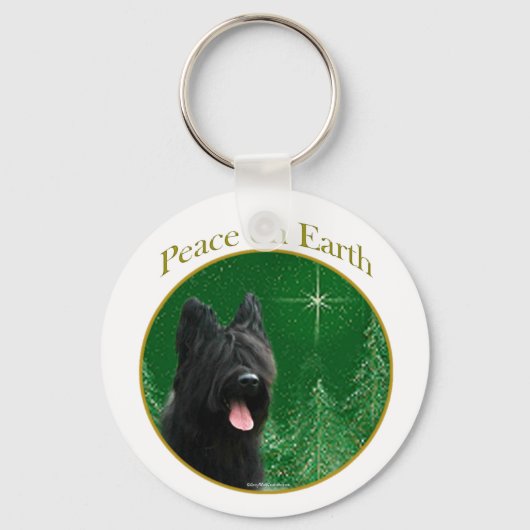Briard Peace Schlüsselanhänger (Vorderseite)