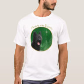 Briard Peace T-Shirt (Vorderseite)