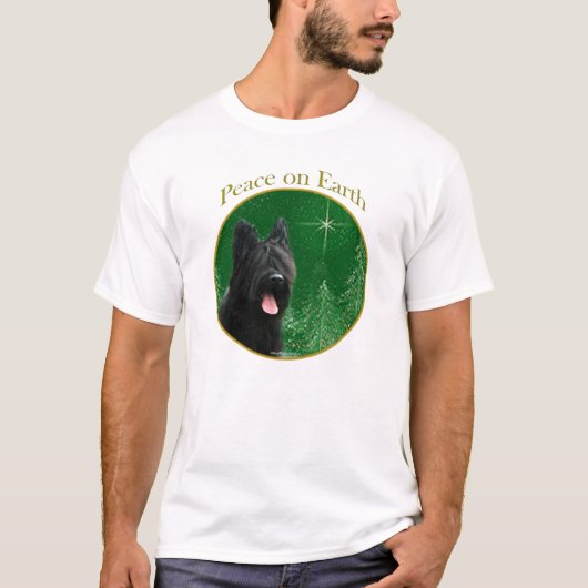 Briard Peace T-Shirt (Vorderseite)