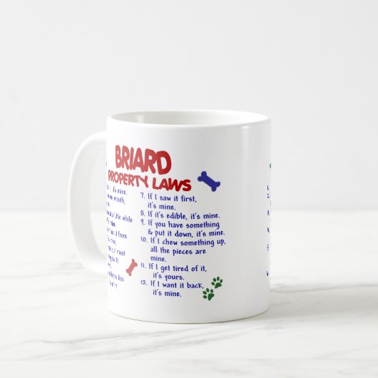 BRIARD PL2 KAFFEETASSE (Vorderseite Links)