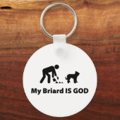 Briard Schlüsselanhänger (Vorderseite)