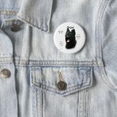 Briard (schwarz) History Design Button (Beispiel)