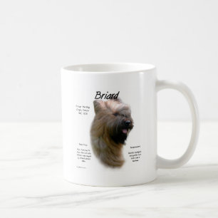 Briard (tawny) Geschichtsentwurf Kaffeetasse