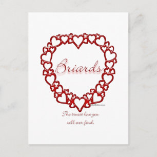 Briard True Love Postkarte