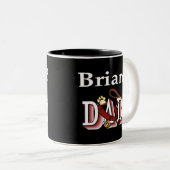 Briard Vater Tasse (VorderseiteRechts)