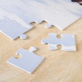 Briard Vintage Sleigh Winter Christmas Art Puzzle (Seite)