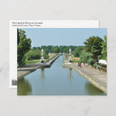 Briare Aqueduct Postkarte (Vorne/Hinten)