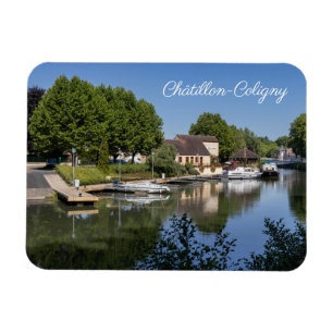 Briare-Kanal, Chatillon-Coligny, Frankreich Magnet