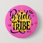 Bribe Tribe Large 3" rund Button (Vorderseite)